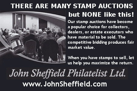 John Sheffield Ltd. There are many stamp auction but none like this!